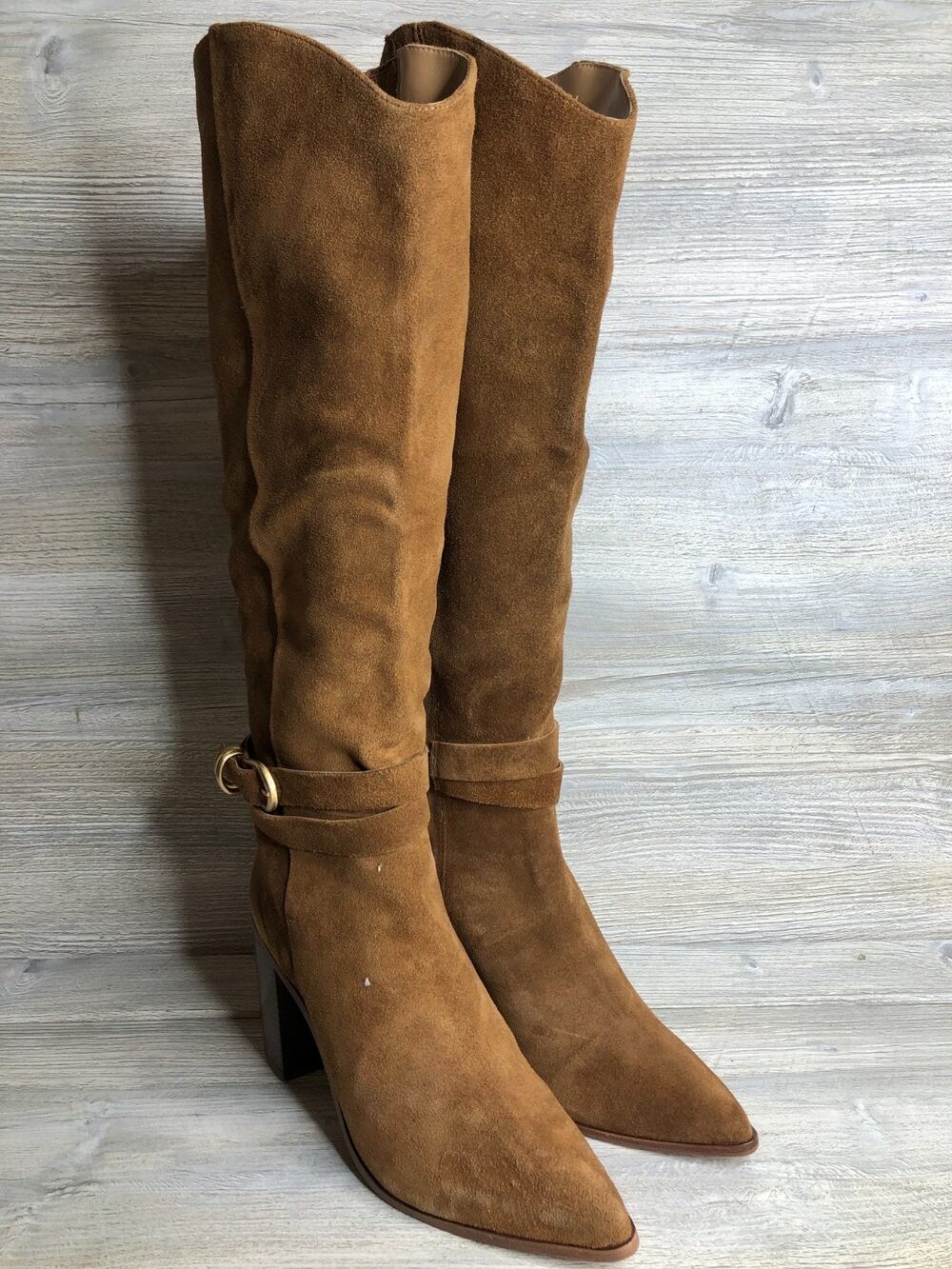 Dolce Vita Tyrone Brown Suede Women's Boots Size 9.5